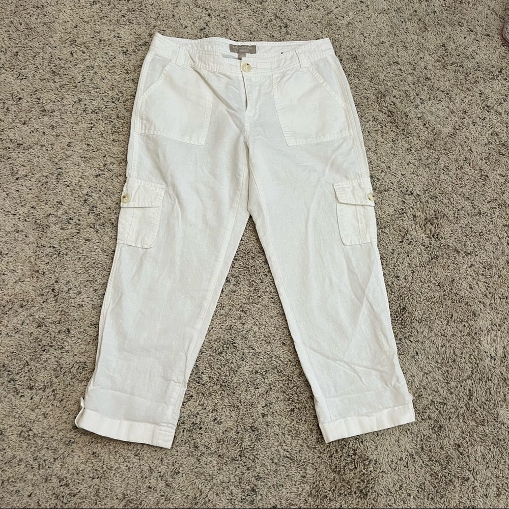 Banana Republic Martin Fit Linen Pants size 2
